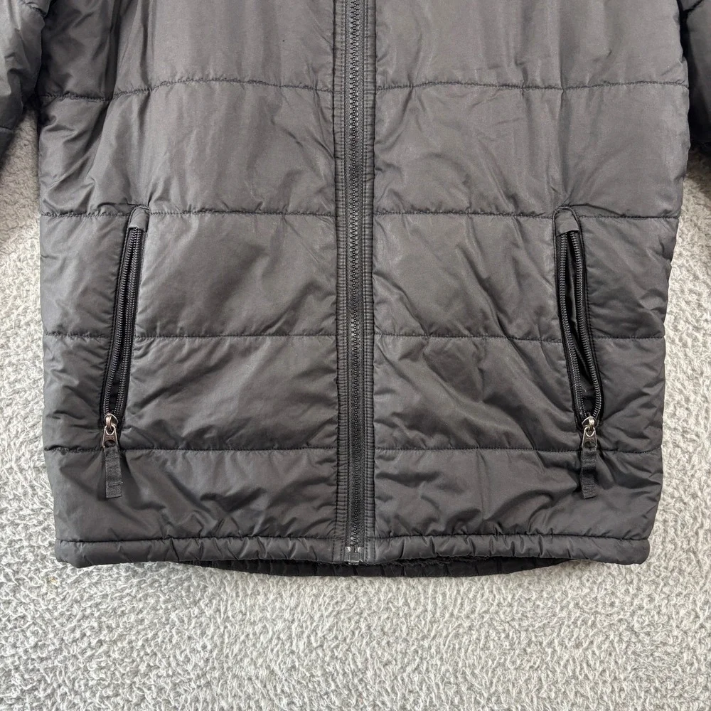 The North Face Boys Black Reversible Perrito Jacket L 14/16 Fleece‎ Puffer Coat